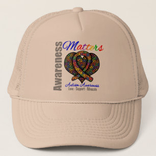 Love Support Advocate - Autism Awareness Trucker Hat