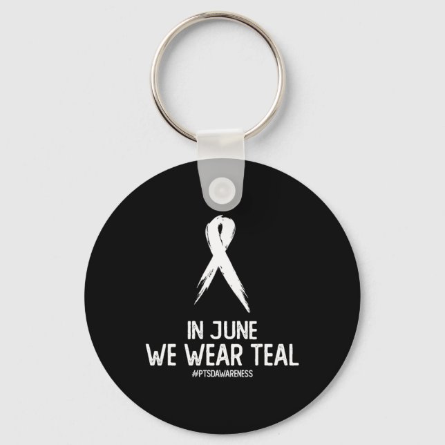 Love Support Ptsd Post Traumatic Stress Disorder A Key Ring (Front)