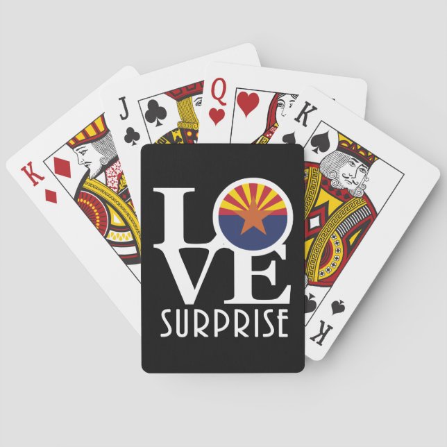 LOVE Surprise Arizona Playing Cards (Back)