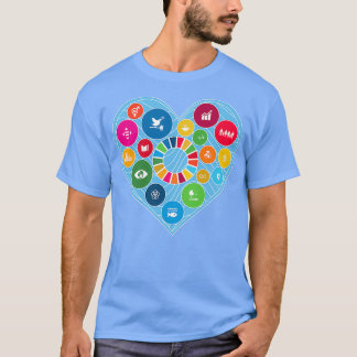 Love Sustainable Development Goals SDGs 2030 T-Shirt