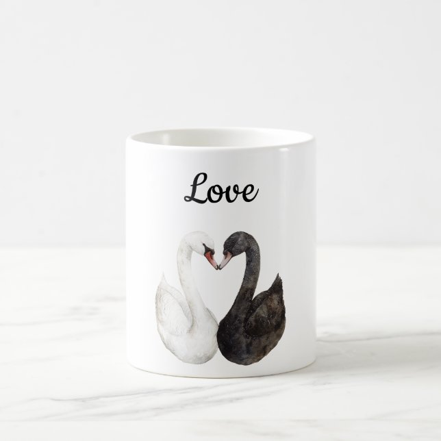 Love Swans Coffee Mug (Center)