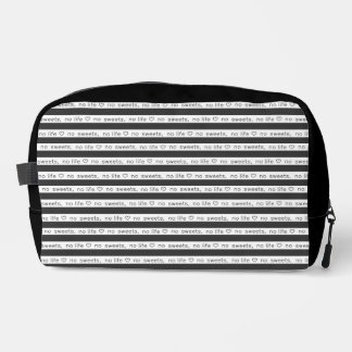 LOVE SWEETS ブラック ボーダー DOPP KIT