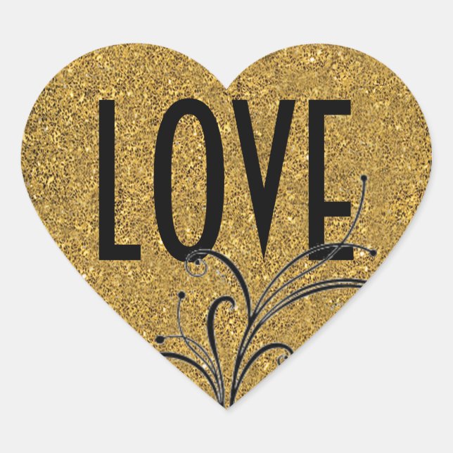 Love Swirl Sticker/Envelope Seal (Front)