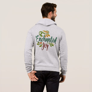 Love Symbol & Enchanted Joy Men's Full-Zip Hoodie