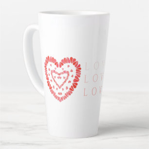 LOVE Tall Latte Mug