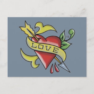 Love Tattoo - Postcard