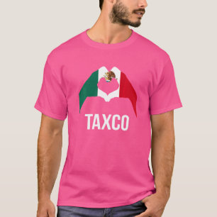 Love Taxco Mexico Vacation Mexico Flag  2 T-Shirt