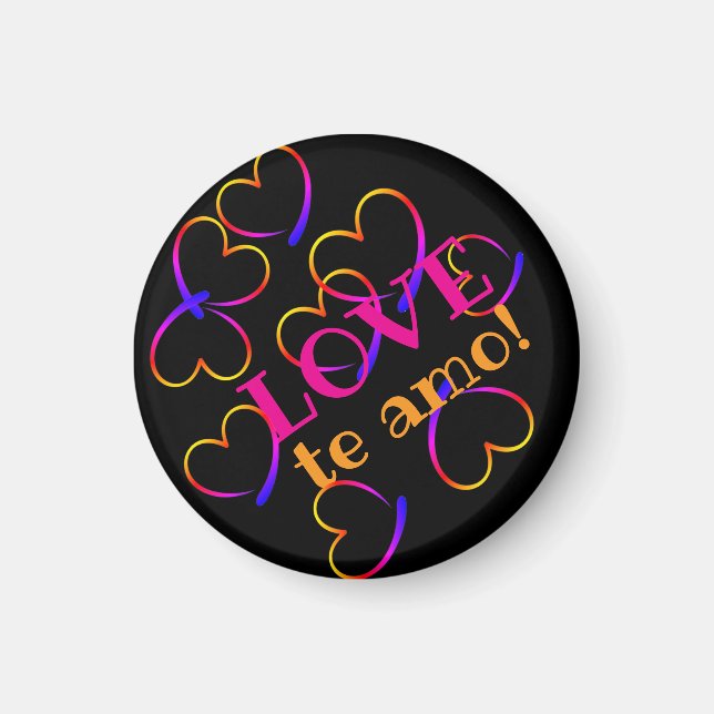 Love te amo! magnet (Front)