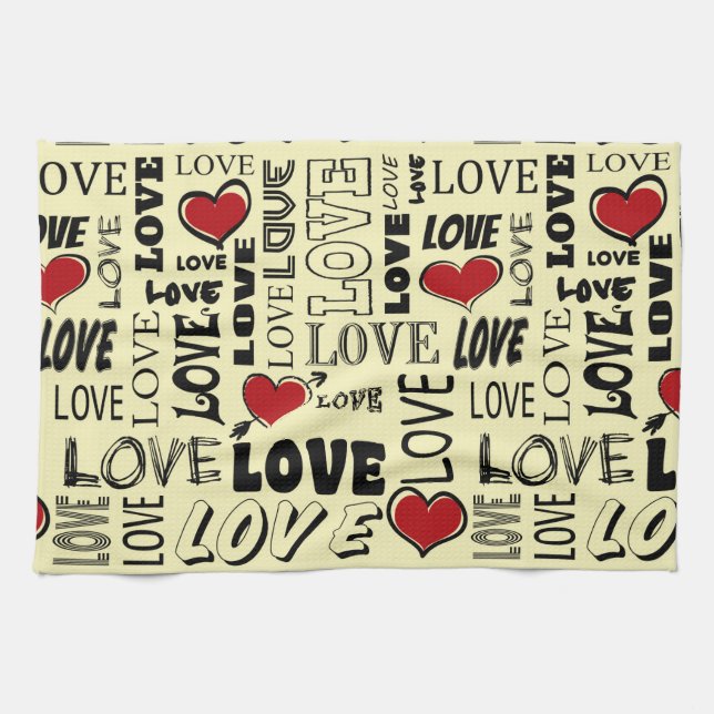 Love Tea Towel (Horizontal)