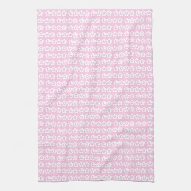 Love Tea Towel (Vertical)