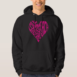 Love Teach Inspire Heart Graphic Teacher Women 1 Hoodie