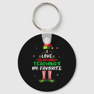 Love Teaching's My Favourite Xmas Music Teacher Key Ring
