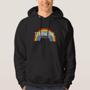 Love, teamwork, and all that hippie stuff hoodie