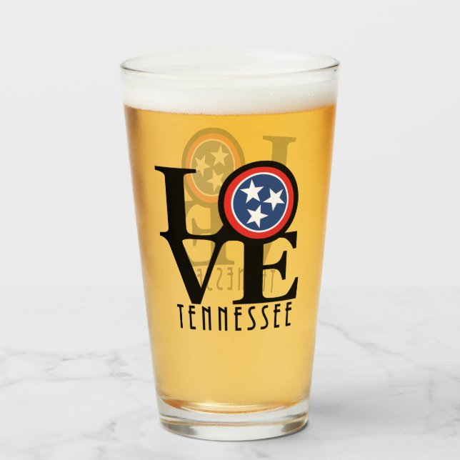 LOVE Tennessee Glass (Back Filled)