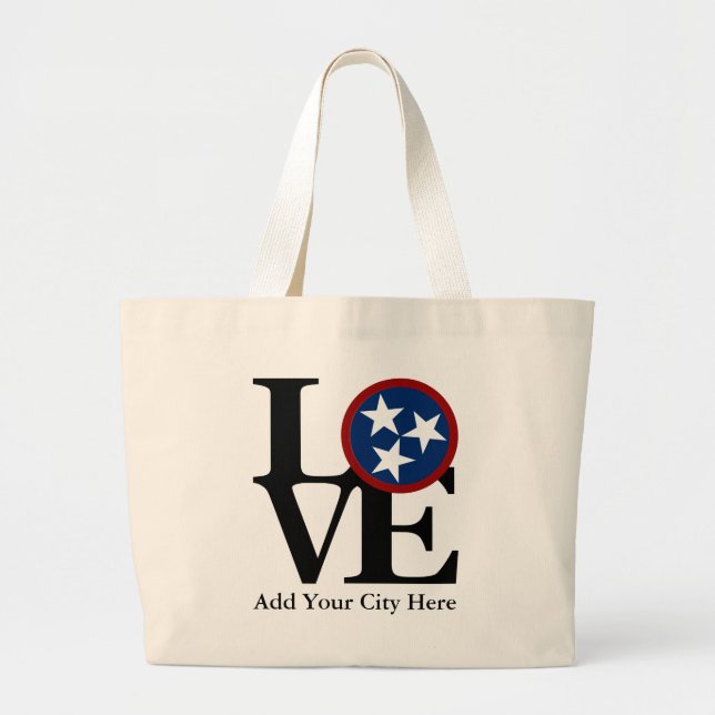 LOVE Tennessee Grocery Tote (Front)