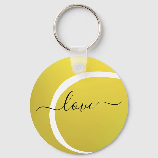 LOVE Tennis ball Key Ring (Front)