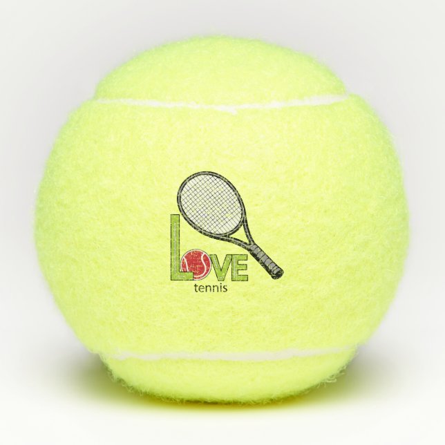 Love tennis balls (Front)