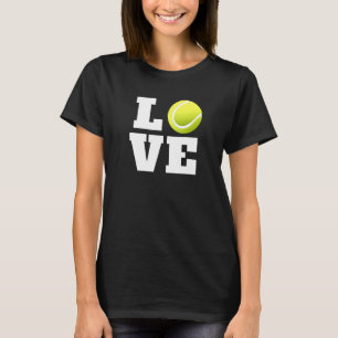 Love Tennis Cute Tennis Fan T-Shirt