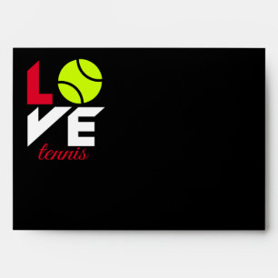 Love tennis envelope
