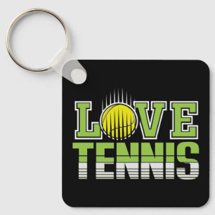 Love Tennis  Key Ring