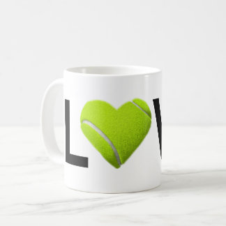 Love Tennis Mug (Tennis Ball Heart)