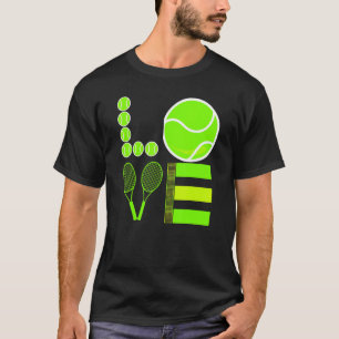Love Tennis  Tennis Ball I Called In Sick To Be He T-Shirt