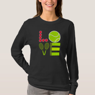 Love Tennis Tennis Ball I Called In Sick To Be He T-Shirt