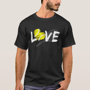Love Tennis Trainer Player Coach Racket Sport Ball T-Shirt
