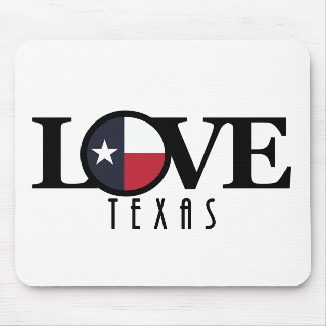 LOVE Texas Mouse Pad (Front)