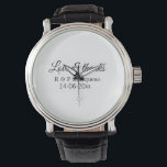 Love & thanks add couple name wedding add date yea watch<br><div class="desc">For lovers like us</div>