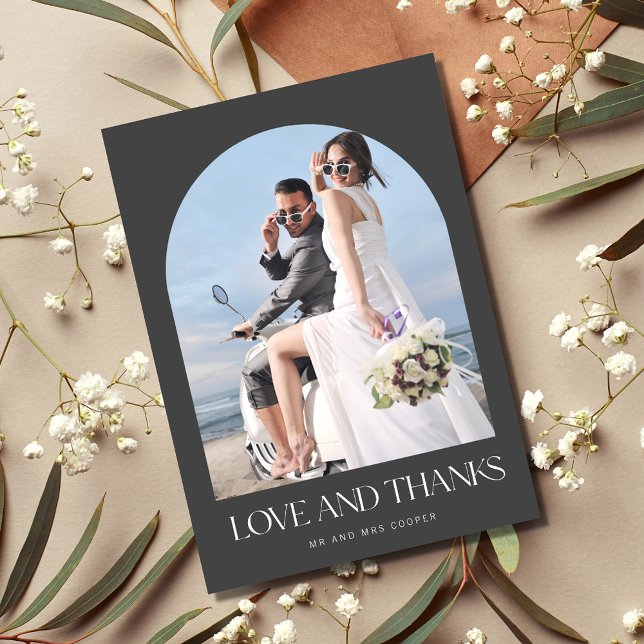 Love Thanks Arch Photo Wedding Thank You  (Creator Uploaded)