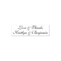 Love & Thanks | Editable, Elaborate Script