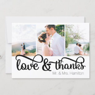Love & Thanks Photo Thank You Card