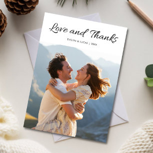 Love & Thanks Special Occasion Couple Card