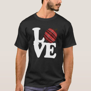 Love Thanksgiving Pumpkin Flannel T-Shirt