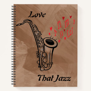 Love That Jazz Notebook/Journal Notebook