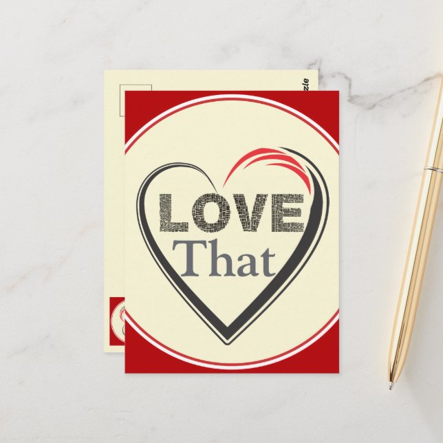 Love That Postcard (Front/Back In Situ)