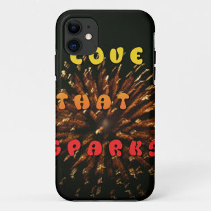 Love That Sparks Abstract Art Design Print Case-Mate iPhone Case