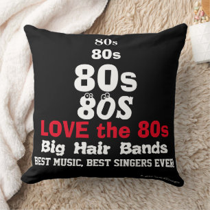 Love the 80s Music Reversible Pillow
