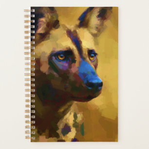Love the African Wild Dog Painted Planner