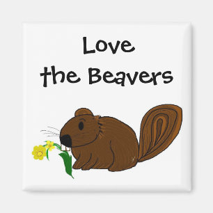 Love the Beavers Magnet