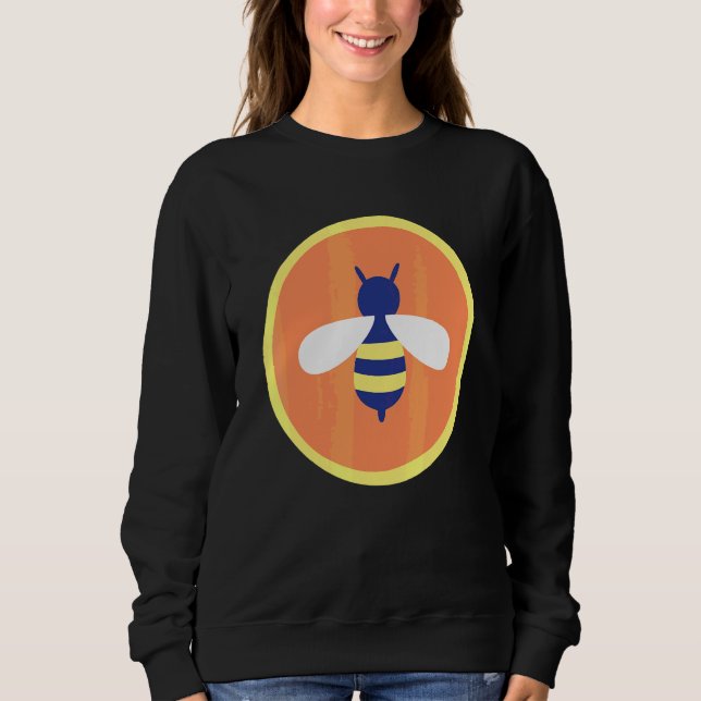 Love The Bees Hippies 70s Sweatshirt (Front)