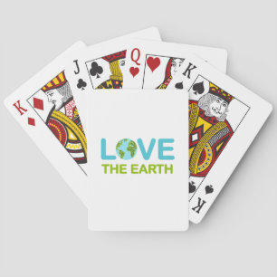 Love the Earth Earth Day Playing Cards