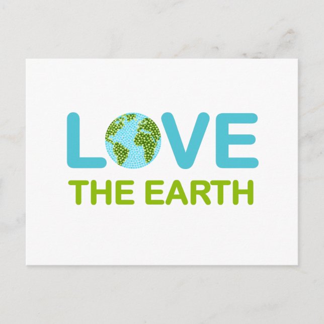 Love the Earth Earth Day Postcard (Front)