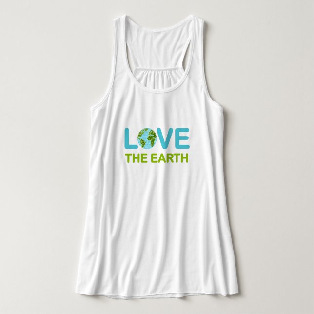 Love the Earth Earth Day Singlet (Design Front)