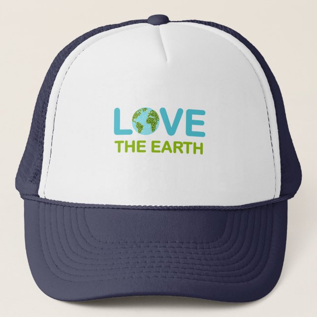 Love the Earth Earth Day Trucker Hat (Front)