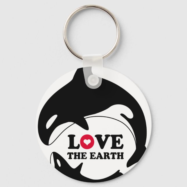 LOVE THE EARTH KEY RING (Front)
