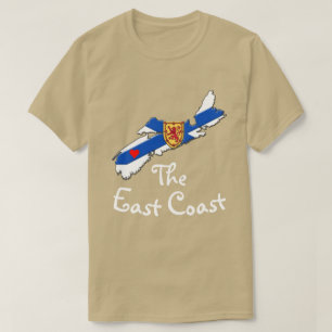 Love The East Coast  Heart Nova Scotia shirt