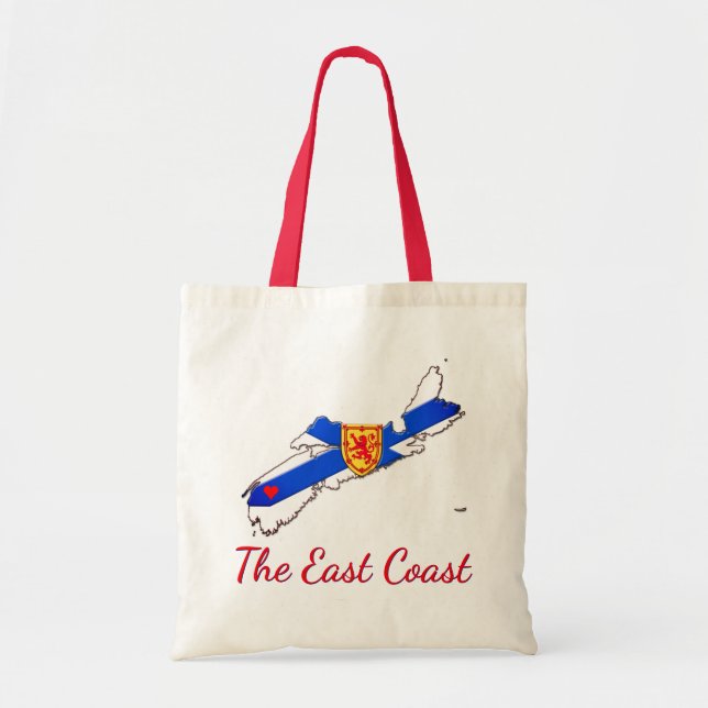 Love The East Coast Nova Scotia tote bag (Front)