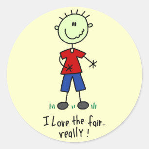Love the Fair Tshirts and Gifts Classic Round Sticker
